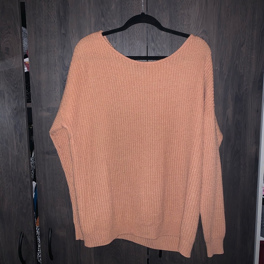 KNIT SWEATER PEACHY